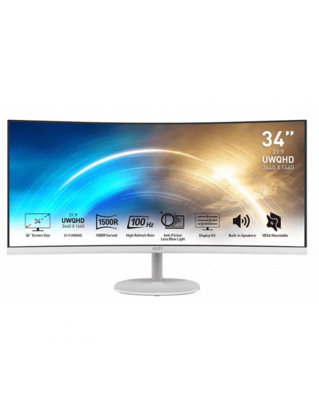 MSI Pro MP341CQW - Comprar monitor 34" UWQHD VA