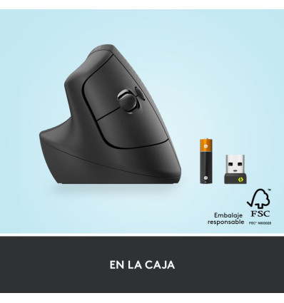 Logitech Lift - Comprar Ratón Inalámbrico Vertical para Zurdos