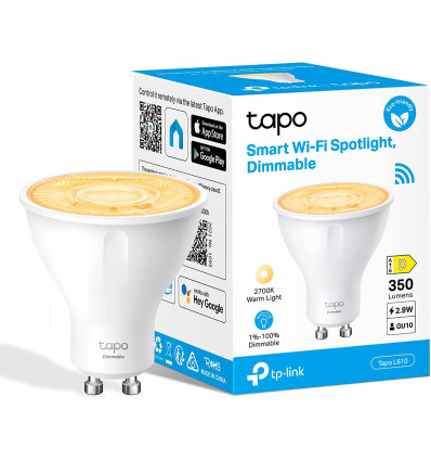 TP-LINK TAPO L610 GU10 2700K - Comprar Bombilla Inteligente