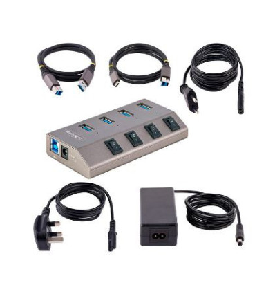 Startech 5G4AIBS-USB-HUB-EU - Comprar Hub de 4 puertos USB C