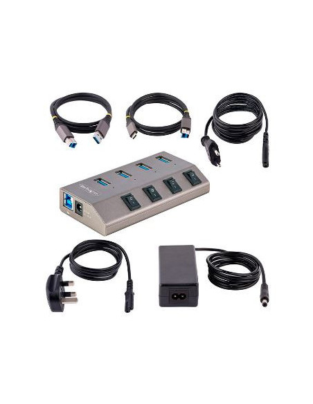 Startech 5G4AIBS-USB-HUB-EU - Comprar Hub de 4 puertos USB C