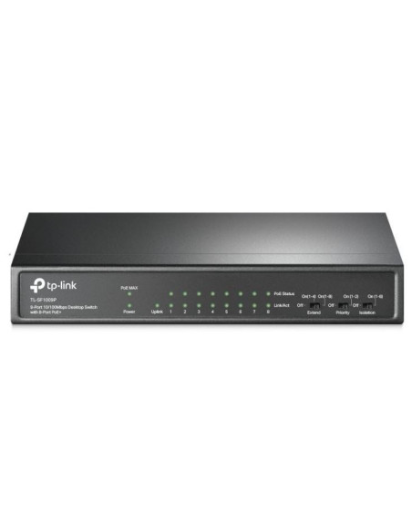 TP-Link TL-SF1009P Switch 9 Puertos 10/100 Mbps - Comprar Switch PoE+