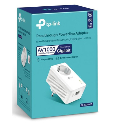 TP-Link TL-PA7017P - Comprar Adaptador de Red PowerLine Gigabit