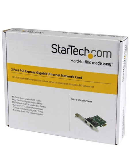 Startech PCIe a Ethernet RJ45 Gigabit - Comprar Adaptador