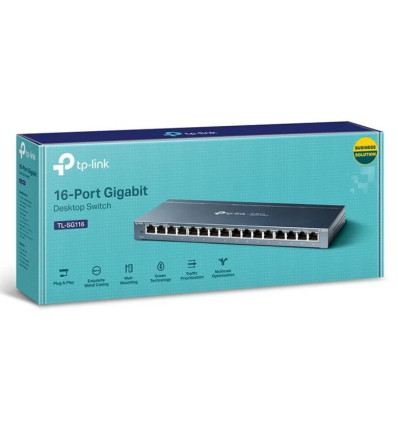 TP-Link TL-SG116 - Comprar Switch de 16 Puertos Gigabit