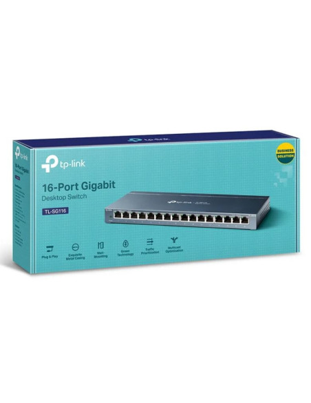 TP-Link TL-SG116 - Comprar Switch de 16 Puertos Gigabit
