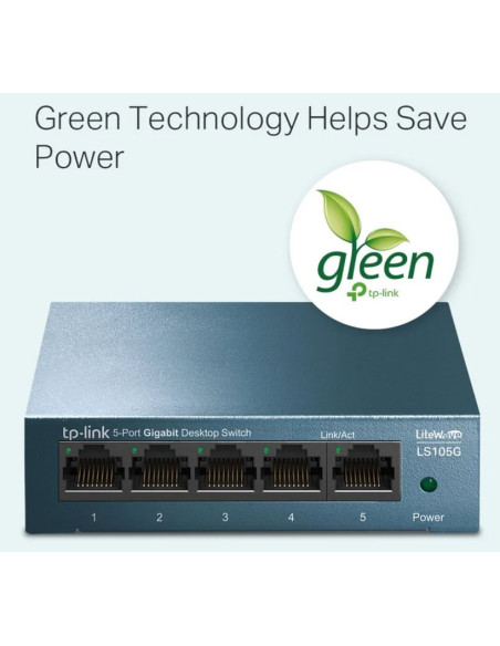 TP-Link LS105G - Comprar Switch de 5 Puertos Gigabit