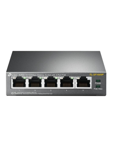 TP-Link TL-SF1005P - Comprar Switch de Sobremesa con Puertos PoE