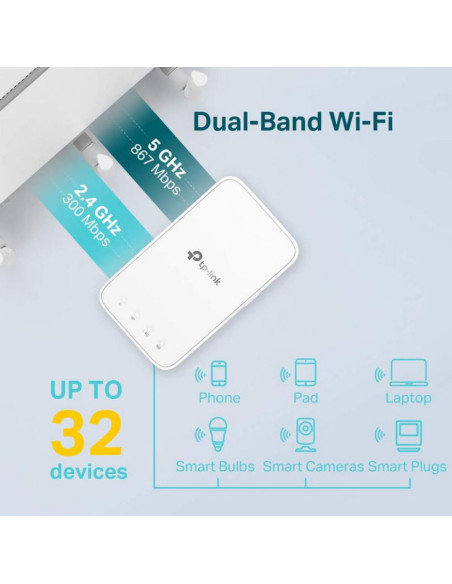 TP-Link RE300 AC1200 - Comprar Extensor de Cobertura WiFi AC1200