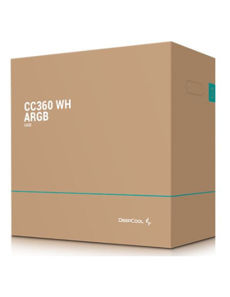 DeepCool CC360 ARGB WH - Comprar Caja para Ordenador