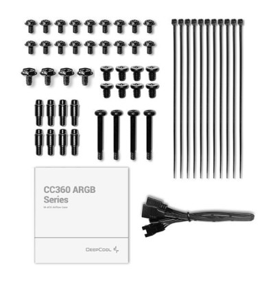 DeepCool CC360 ARGB WH - Comprar Caja para Ordenador