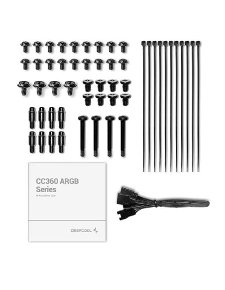 DeepCool CC360 ARGB WH - Comprar Caja para Ordenador