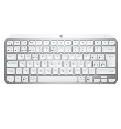 LOGITECH MX KEYS MINI - Comprar Teclado Minimalista Gris Pálido