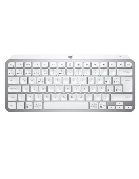 LOGITECH MX KEYS MINI - Comprar Teclado Minimalista Gris Pálido