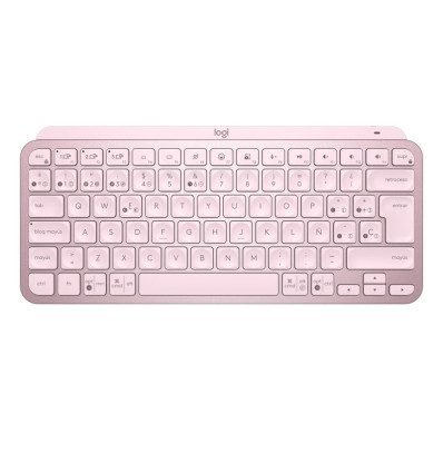 LOGITECH MX KEYS MINI Rosado - Comprar Teclado TKL Minimalista