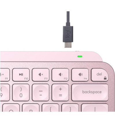 LOGITECH MX KEYS MINI Rosado - Comprar Teclado TKL Minimalista