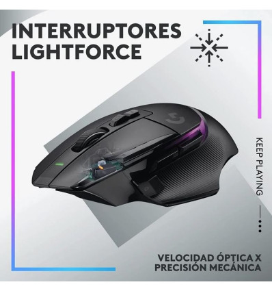 LOGITECH G502 X PLUS - Comprar Ratón Gaming Ergonómico