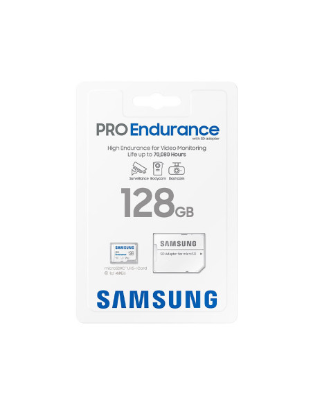 Samsung PRO Endurance 128GB - Comprar Tarjeta MicroSD + Adaptador