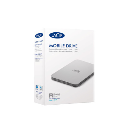 Lacie Mobile Drive 2TB - Disco duro externo USB 3.2
