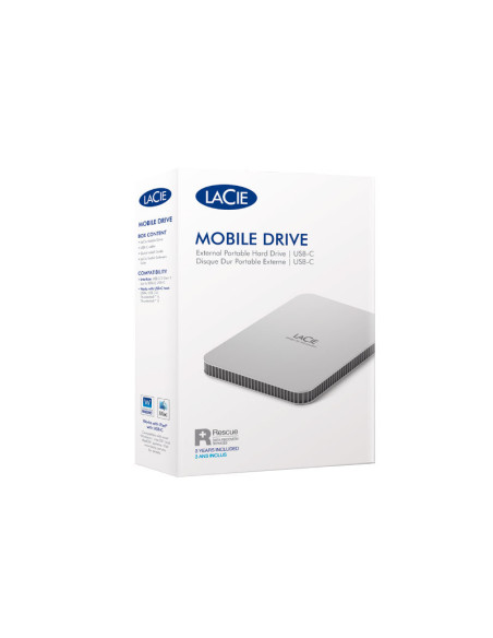 Lacie Mobile Drive 2TB - Disco duro externo USB 3.2