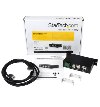 Startech USB 2.0 - Comprar Hub de 4 Puertos de Tipo Industrial