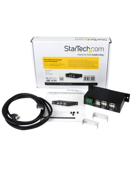 Startech USB 2.0 - Comprar Hub de 4 Puertos de Tipo Industrial