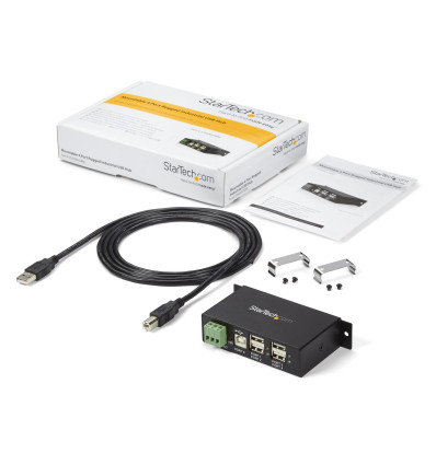 Startech USB 2.0 - Comprar Hub de 4 Puertos de Tipo Industrial