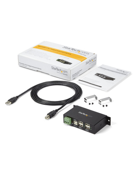 Startech USB 2.0 - Comprar Hub de 4 Puertos de Tipo Industrial