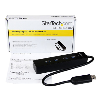 Startech USB 3.0 - Comprar HUB de 4 Puertos Compacto
