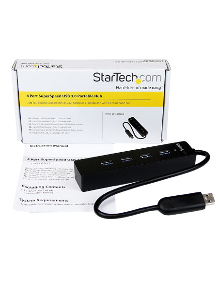 Startech USB 3.0 - Comprar HUB de 4 Puertos Compacto