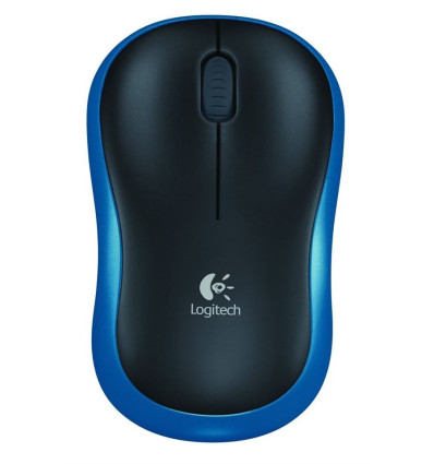 RATON LOGITECH M185 NEGRO-AZUL 910-002236 WIRELES
