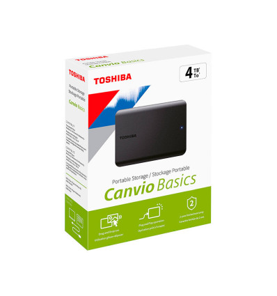 TOSHIBA Canvio Basics 4TB 2.5" (2022) - Comprar Disco Externo 2.5"