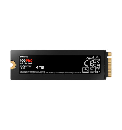SSD Samsung 990 Pro Heatsink 4TB - Comprar Disco SSD M.2 PCIe Gen 4.0
