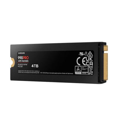 SSD Samsung 990 Pro Heatsink 4TB - Comprar Disco SSD M.2 PCIe Gen 4.0