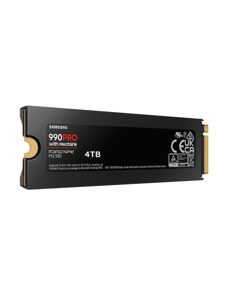SSD Samsung 990 Pro Heatsink 4TB - Comprar Disco SSD M.2 PCIe Gen 4.0