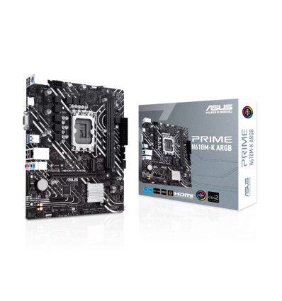 Asus Prime H610M-K ARGB Socket 1700 - Comprar Placa Base mATX