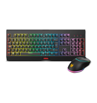 Kit Gaming Krom Kabala Teclado + Ratón Wireless - Comprar Kit Gaming