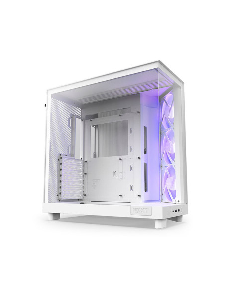 NZXT H6 Flow RGB Blanca ATX - Comprar Caja para Ordenador RGB ATX