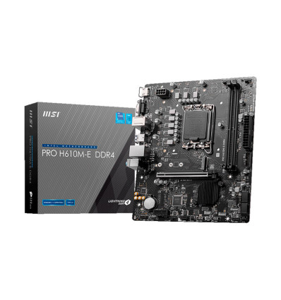 MSI Pro H610M-E DDR4 Socket 1700 Micro-ATX