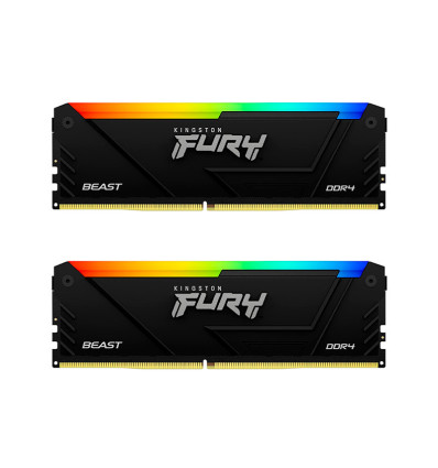 Kingston Fury Beast RGB 32GB DDR4 3200MHz CL16 - Comprar RAM DDR4