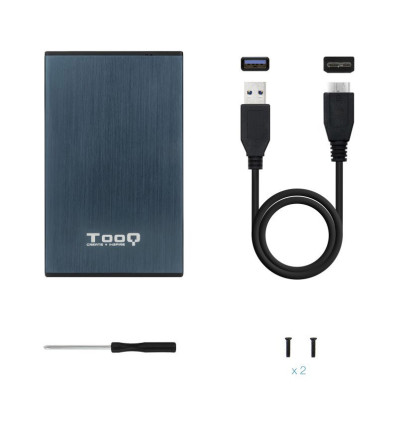 TOOQ TQE-2527PB 2.5" USB 3.1 - Comprar Caja Externa 2.5" USB 3.1