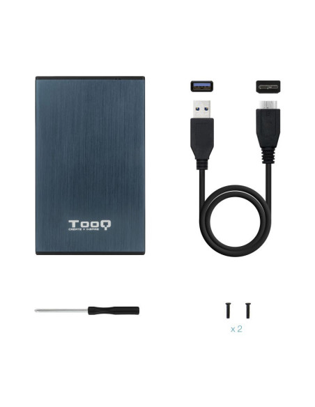 TOOQ TQE-2527PB 2.5" USB 3.1 - Comprar Caja Externa 2.5" USB 3.1