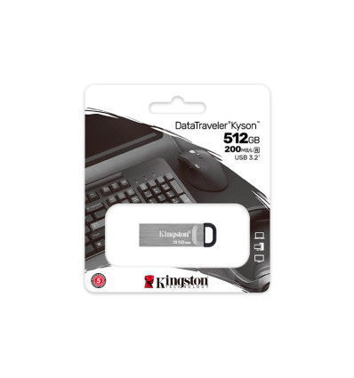 Kingston DataTraveler Kyson 512GB Metal Pendrive Comprar Pendrive USB