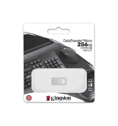 Kingston DataTraveler Micro Pendrive 256BG Metal - Comprar USB 3.2