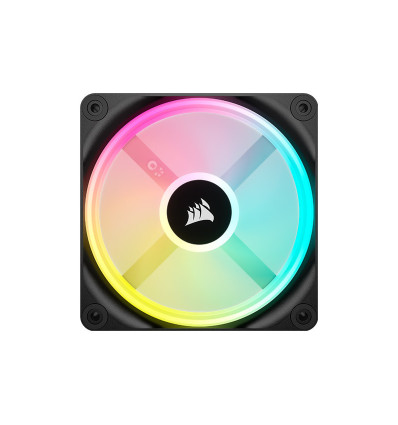 Corsair iCUE QX120 RGB Negro 120mm - Comprar Pack de 3 Ventiladores PC