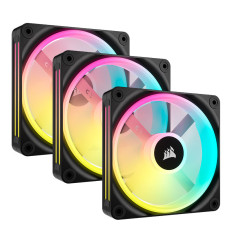 Corsair iCUE QX120 RGB Negro 120mm - Comprar Pack de 3 Ventiladores PC