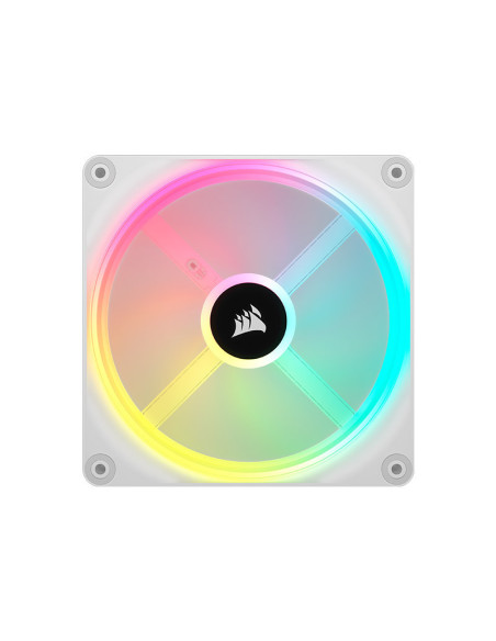 Corsair QX140 iCUE RGB Blanco 140mm - Comprar Pack de 2 Ventiladores