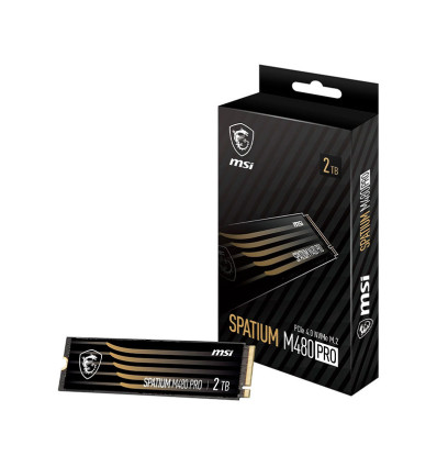 SSD MSI Spatium M480 Pro 2TB PCIe 4.0 M.2 - Comprar SSD 2TB