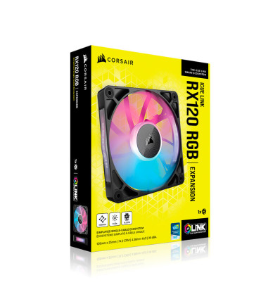 Corsair iCUE Link RX120 RGB Expansion 120mm - Comprar Ventilador PC