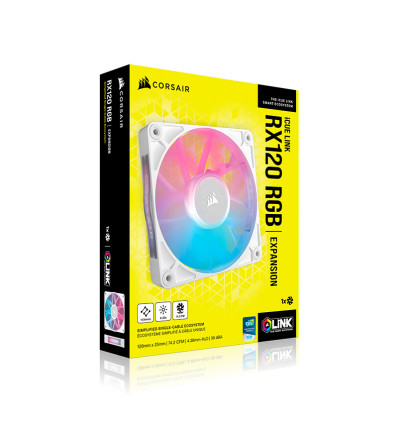 Corsair iCUE Link RX120 RGB Expansion 120mm  - Comprar Ventilador PC